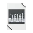 鬼鞍 ONIKURAのRabbit Chess Ⅱ white Notebook