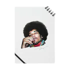 strat.Jay's shopのジミヘン ジミヘンドリックス Jimi Hendrix イラスト 絵 ロック ギター ギターリスト ブルース ノート