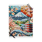 kageblogの日本の伝統と美しさを象徴するモザイクアート ノート