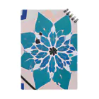 tlefoのモザイクタイル花柄 Notebook