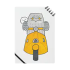 森図鑑の[森図鑑] バイクをかっとばすガマグチヨタカとその赤ちゃん Notebook