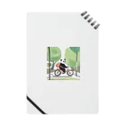 ZOZOZONの自転車パンダ ノート