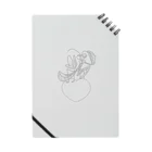 フクロウの蟷螂/ホワイト ノート