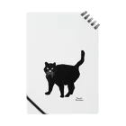 TakeshiKuriharaArtの黒猫 / Black Cat  Notebook