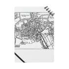 Fred HorstmanのMap of Oxford.  オックスフォード の 地図。 Notebook