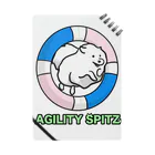 ehime@けだま&もち＆すみのAGILITY SPITZ「ぴょ〜んと飛ぶよ」 ノート