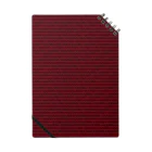 MolKaronのMolKaron7　千鳥格子風　レッド Notebook