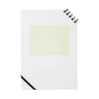 rilybiiのnemutai *plaster cream *milky green yellow Notebook