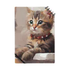 chonenの猫の絵画風イラストグッズ Notebook