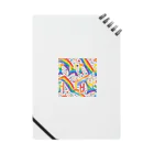 Happy　Rainbow　Flagのレインボーフラッグ Notebook