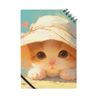 AQUAMETAVERSEの帽子をかぶった可愛い子猫 Marsa 106 ノート