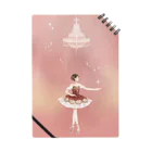 Joy. Ree Illustration SUZURI Shop のBallet (Paquita) - vertical Notebook