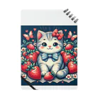 いちごと一緒🍓のいちごと猫シリーズ Notebook