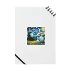 ichshopのrabit gogh Notebook