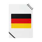 お絵かき屋さんのドイツの国旗 ノート