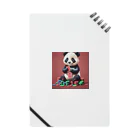 ayame_0923のポーカーをするパンダは、愛らしい姿でチップを扱う。 ノート