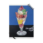 画家・高橋晴美 GOODS SHOPのいちごパフェ Notebook