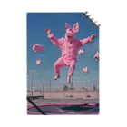 jumping animalのjumping pigs Notebook