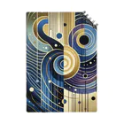 抽象画の世界の時の流れの抽象画 Notebook