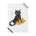 黒猫堂の猫にコイン Notebook