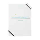 atelier sukha × soraumi Illustrationのatelier sukha 月とアルプス Notebook