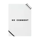 micyorina shopのmicyorina 「NO COMMENT」logo Notebook