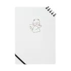 くりーむぱんのゆる絵しょっぷの垂れ耳のゆるふわおんなのこ Notebook