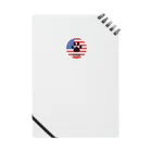 K9 LOVERSのUSA/Dog paw Notebook