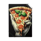 yuriseのおしゃれなpizzaのグッズ Notebook