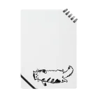 もも47京都の床に落ちてる猫 Notebook