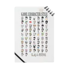 miyakenne🌋鹿児島🔥キャラクターデザイン絵師のゲームキャラ風PMAフェス記念品 Notebook