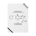アタマスタイルのペニシリン(青カビに含まれる抗生物質・感染症に対応）：化学：化学構造・分子式 ノート