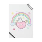 Yu♡Po♡Ko(ユポコ)の虹とユポコーン🌈 ノート