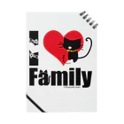 かにゃんクリエイトのI LOVE Family Notebook