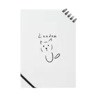 Maison PommeのLondon Cat - maison pomme Notebook