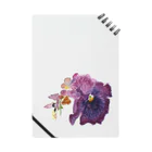 お花のクローゼットのムラサキ・パンジー Notebook