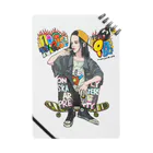 cartoonpunxのOnly skaters are pretty,100NPB Notebook