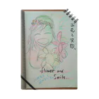 zshopのお花と笑顔のパワー ノート