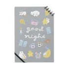 かわべしおん | イラストレーターのgood night_ねことくま Notebook