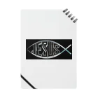 live4rhymeのJesus(black) Notebook