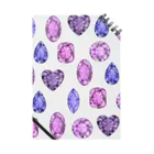 つきしょっぷの紫色の宝石 ノート