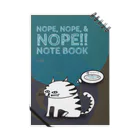 N,N,&nのN,N,&n まじめぬこ モダンブルー Notebook