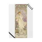 釜萢堂《かまやちどう》美術販売の「LA. DAME. / AUX. CAMELIAS / SARAH BERNHARDT」  Mucha, Alphonse／Paris Musées ノート