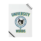 おだちゃんと7匹の猫たちのWOODS UNIVERSITY Notebook