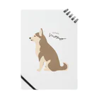 3びきのおいぬさまのshibainu momo Notebook