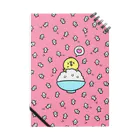 ゆーすけひよこのゆーすけひよこ 「米」ピンク Notebook