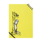 馴鹿 Jun-Rokuのカワウソちらり（yellow） Notebook