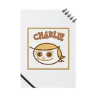 charlolの枠　背景なしCharlieブラウン ノート