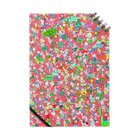 いぼくまのFesta green × pink Notebook