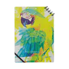 Akiss art ONLINE SHOPのひとり気高い青い鳥 Notebook